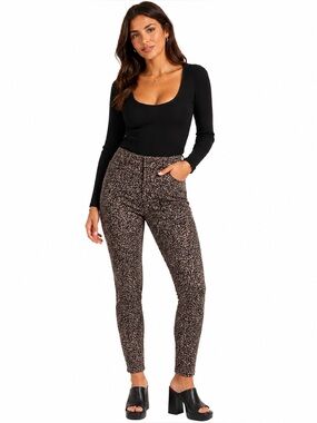 Seven7 Leopard Print Skinny Jeans - Women’s 6